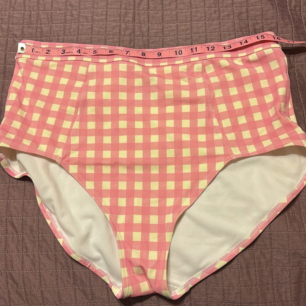 Adore Me Pink Gingham Bikini Set - Picture 7 of 7